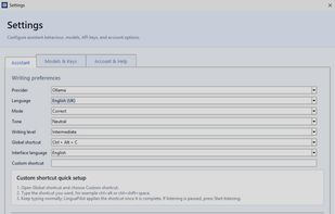 Deep Customization: Tailor Tone, Style, and Shortcuts to Your Needs