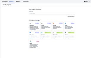 Name your project, upload files or connect integrations. LingoHub automatically detects file types and languages, suggests the best setup, and lets you start translating right away in the editor.
