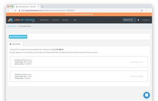 View settlement info