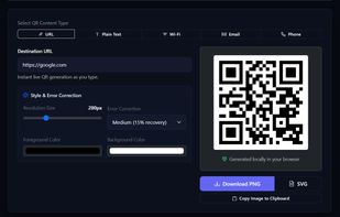 Free QR Code generator