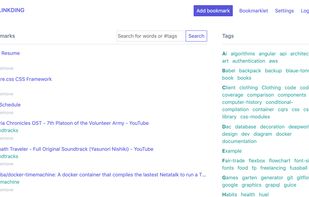 linkding screenshot 1