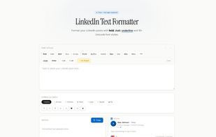 LinkedIn Formatter screenshot 1