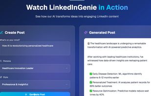 LinkedIn Genie screenshot 1