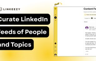 Build Different Feeds of Content from People or Topics You Want to Monitor