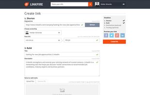 Linkfire screenshot 1