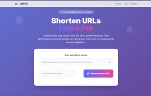 linkflu.com homepage