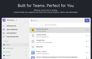 Linkinize extension, collaborate with team
