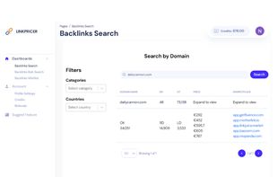 LinkPricer.com screenshot 1