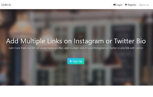 Add Multiple Links to an Instagram or Twitter Bio in One Bio Link With Linkr.in