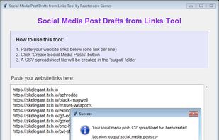 Links Into Social Media Posts screenshot 1