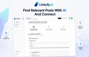  Discover high-intent LinkedIn posts with AI and launch personalized outreach to the right prospects.