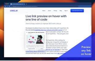 Preview any link on hover