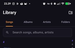 Library -  Songs