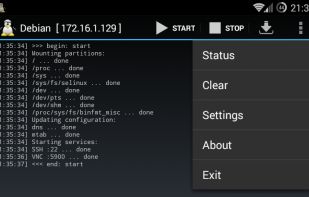 Linux Deploy screenshot 2