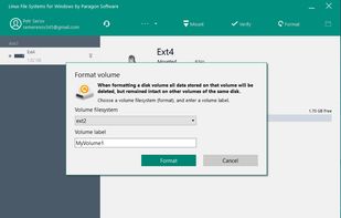 Linux File Systems for Windows screenshot 2