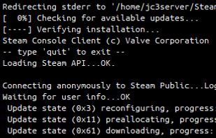 LinuxGSM screenshot 3