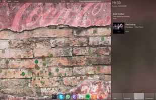 Notification Center opened