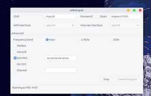 Linux Wifi Hotspot screenshot 1