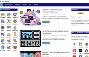LinuxLinks screenshot 1