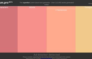 Lipsum.pro screenshot 1