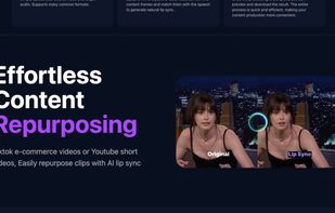 Landingpage screenshots