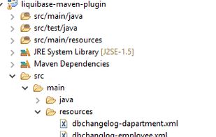 Liquibase screenshot 1