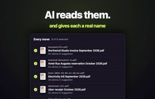 Clear names for scans and unclear files, read on the Mac