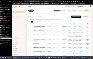 this is the browse tab where wholesalers manage their data