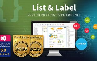List & Label is a feature-rich cross-platform reporting component for .NET and multiple winner of the Visual Studio Magazine Reader's Choice Awards. 