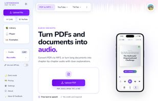 ListenDock Website