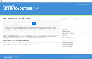 ListenToYoutube.Online screenshot 1