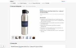 One product photo in, a finished Amazon listing out: title, highlights and five bullet points within Amazon's limits.