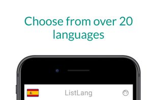 ListLang screenshot 2