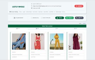 Listly.io screenshot 2