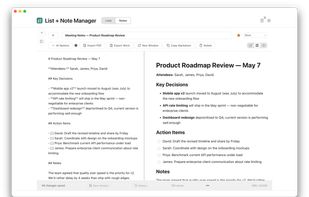 Notes markdown editor with live preview — write on the left, see the rendered result on the right