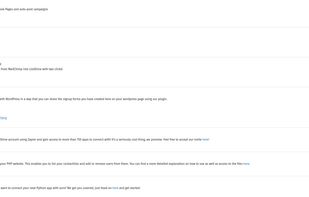 various integrations