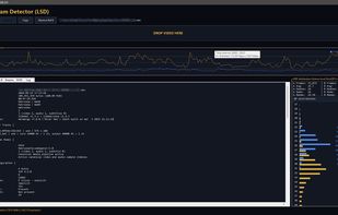 ittle Stream Detector 3.0 analysis view with bitrate profile, DRF distribution, summary statistics and native AVC/HEVC/AV1/VVC/VP8/9 stream analysis.