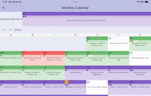 Liturgy Calendar screenshot 2