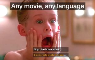 Bilingual subtitles for Netflix, Prime Video, Disney+, and any video player — instant translation into 30+ languages.