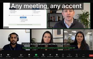 Live captions and real-time translation for Zoom, Microsoft Teams, Google Meet, and Discord — accurate across accents and languages.