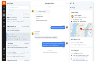 Archived conversations