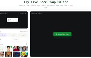 try live face swap online workflow