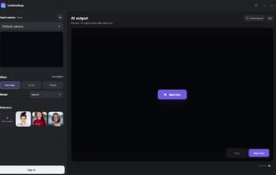 LiveFaceSwap Desktop screenshot 1