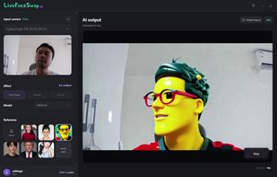 LiveFaceSwap Desktop screenshot 1