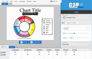 Screenshot of the app
