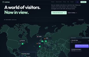 LiveMaply brings real-time visitor monitoring, analytics and live chat together in one simple platform.