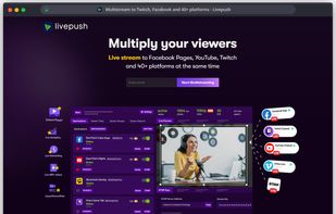 A fun, simple, easy and feature rich dashboard to help you live stream to 40+ platforms at the same time.