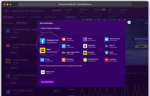 Choose from 40+ popular streaming platforms incl. Facebook Live, YouTube Live, Twitch, DLive, and many others.

Bring and set up your own RTMP Encoder with "Custom RTMP" option to start live streaming to your private encoder(s).