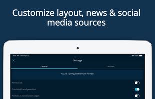 LiveQuote Stock Market Tracker screenshot 1