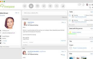 Livespace CRM screenshot 1
